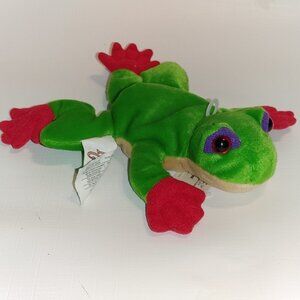 CUTE Mini Tree Frog Plush Bean Bag Plushie 8" long